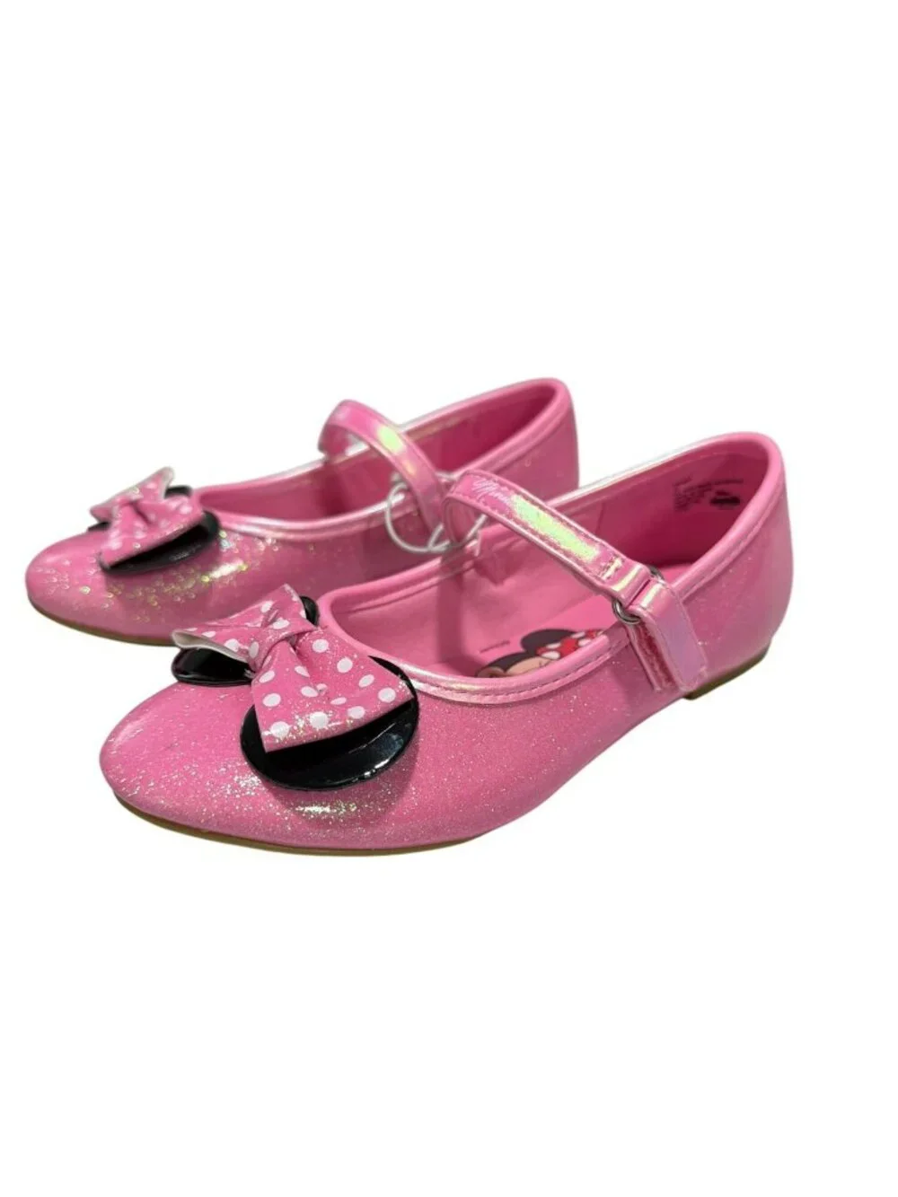 Disney Junior Minnie Mouse Ballet Flats Girls Size 12 Shoes New